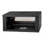 Szafa rack 19"  4U wisząca 450mm RAL9004 drzwi szk - 3