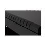 Szafa rack 19"  4U wisząca 450mm RAL9004 drzwi szk - 7