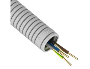 Rura karbowana z przewodem RKGL 20 + H07V-U 5x1,5