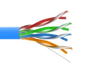 Przewód UTP6 drut Cu  305m  MAXCABLE niebieski