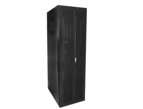Szafa rack 19" 42U stojąca 600x1000 drzwi perforow - 2