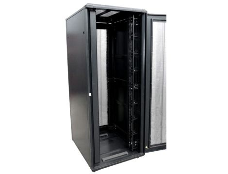Szafa rack 19" 37U stojąca 600x1000 drzwi metalowe - 3