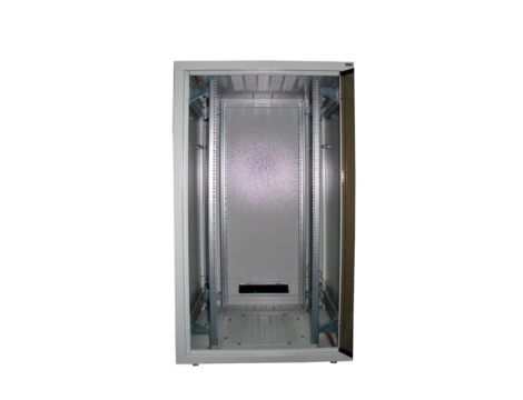 Szafa rack 19" 27U stojąca 800x800 drzwi szklane - 3