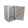 Szafa rack 19" 27U stojąca 800x800 drzwi szklane - 3