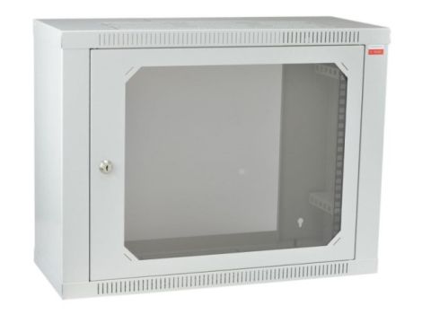 Szafa rack 19"  9U wisząca 600x240 RAL7035