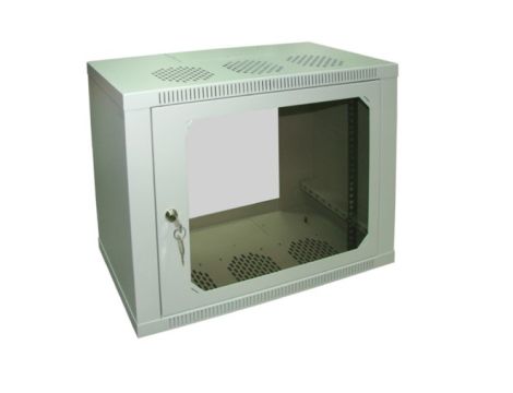 Szafa rack 19"  9U wisząca 600x240 RAL7035 - 2
