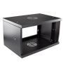 Szafa rack 19"  6U wisząca 525x350 RAL9004 drzwi s - 3