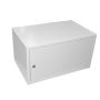 Szafa rack 19"  6U wisząca 550x350 drzwi blaszane - 2