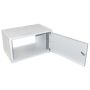 Szafa rack 19"  6U wisząca 550x350 drzwi blaszane - 3