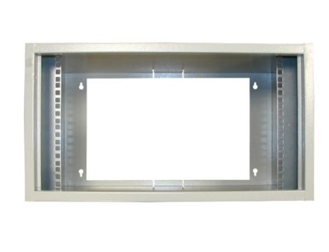 Szafa 19" wisząca ECO  6U 540x350 RAL7035 szkło - 2