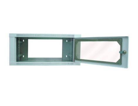 Szafa rack 19"  4,5U wisząca 550x350 RAL7035 - 2