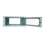 Szafa rack 19"  4,5U wisząca 550x350 RAL7035 - 3