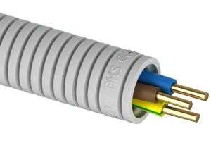 Rura karbowana z przewodem RKGL 20 + H07V-U 3x2,5