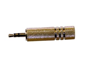 Redukcja wt.Jack 3,5stereo/gn.Jack 6,3stereo metal