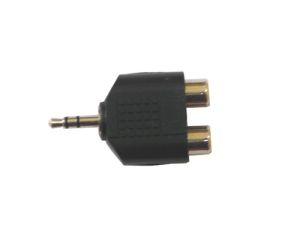 Redukcja wt.Jack 3,5stereo/2*gn.RCA