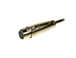 Redukcja gn.XLR/wt.Jack 6,3stereo