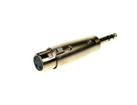 Redukcja gn.XLR/wt.Jack 6,3stereo