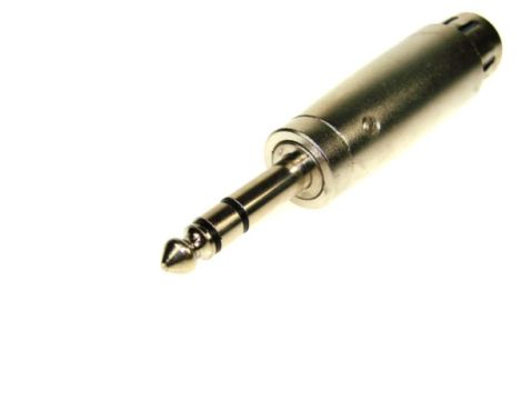Redukcja gn.XLR/wt.Jack 6,3stereo - 3