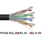Przewód UTP5E drut Cu  +żel 305m  MAXCABLE ALFA - 2