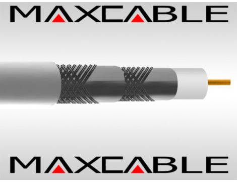 Przewód RG6U 1,02Cu  Quad 100m MAXCABLE