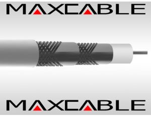 Przewód RG6U 1,02CCS Quad 100m MAXCABLE