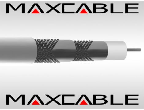 Przewód RG6U 1,02CCS Quad 100m MAXCABLE