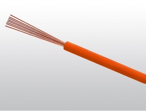 Przewód LgY 1*0,75 500V pomarańczowy