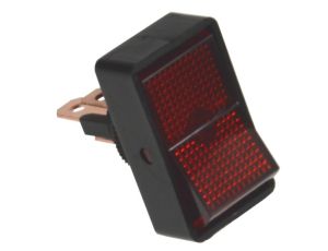 Przełącznik sam. ASW-11D 12V/20A on-off czerwony
