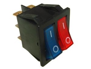 Przełącznik IXL2101 230V/15A czerwono- niebieski