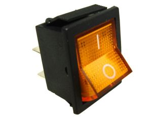 Przełącznik IXL201 1B 12V/20A pomarańczowy