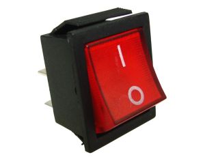 Przełącznik IXL201 1B 12V/20A czerwony