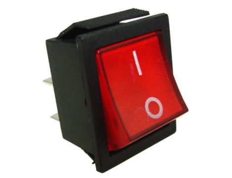 Przełącznik IXL201 1B 12V/20A czerwony