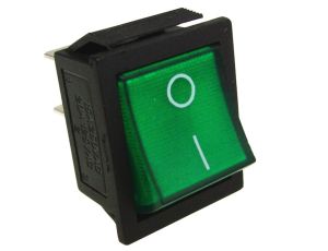 Przełącznik IXL201 1A 230V/15A zielony