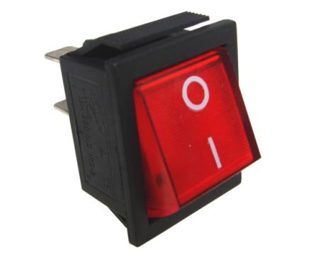 Przełącznik IXL201 1A 230V/15A czerwony