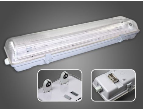 Oprawa świetlówkowa 2*58W IP65 z balastem elektron