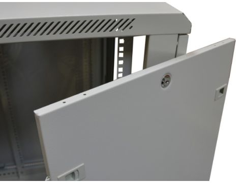 Szafa 19" wisząca ZETA  6U 600x450 RAL7035 szkło - 8