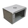 Szafa 19" wisząca ZETA  6U 600x450 RAL7035 szkło - 2