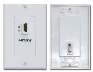 Gniazdo HDMI z wzmacniaczem podtynkowe