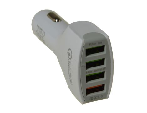 Ładowarka samochodowa 4x USB 7,0A 1x Quick Charge - 2