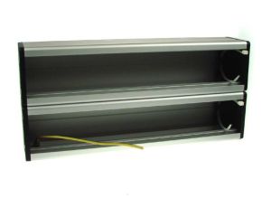 Listwa aluminiowa 130x55x270 12M dwukomorowa
