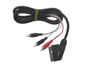 Kabel Euro-3*RCA z przełącznikiem 1,5m