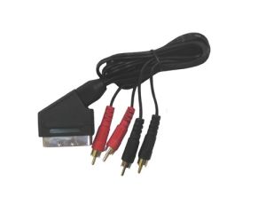 Kabel Euro-4*RCA 1,0m -