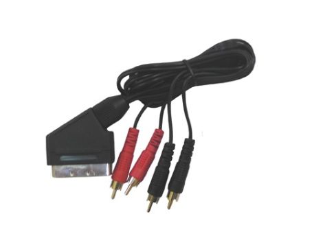 Kabel Euro-4*RCA 1,0m -