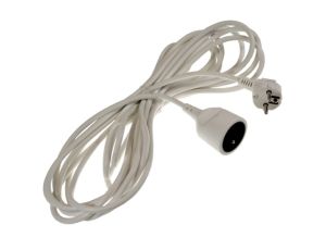Przedłużacz 1 gniazdo  3x1mm2  10m biały