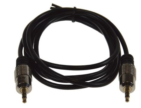 Kabel Jack3,5st.-Jack3,5st. Metal 1,5m - 2