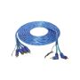Kabel 2*RCA- 4*RCA 5m  z żyłą sterującą kątowo -- - 2