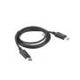 Kabel DisplayPort wtyk-wtyk  1,8m - 3