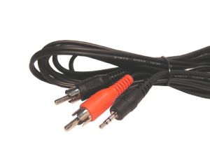 Kabel Jack2,5st.-2*wt.RCA 1,5m