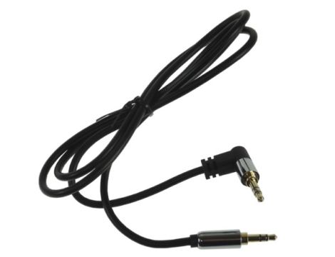 Kabel Jack3,5st.-Jack3,5st. 1,0m kątowo- prosty -- - 2
