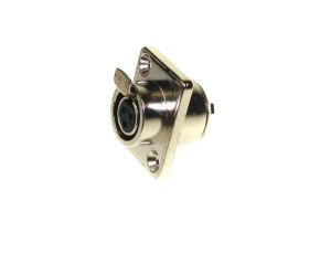 Gniazdo XLR mini 3p montażowe metal  ----